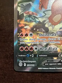 Charizard V 154/172 Pokemon TCG Brilliant Stars LP - Image 5