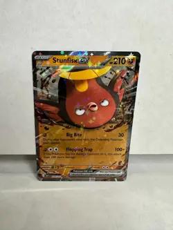 Pokemon TCG Stunfisk EX 114/217 Ascended Heroes Double Rare - Image 1