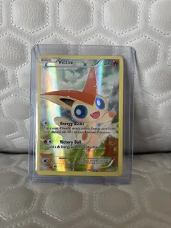 Pokemon Card - Victini - Full Art Holo Promo (XY117) Generations NM - Image 1
