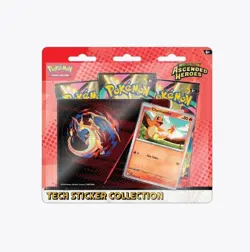 Mega Evolution: Ascended Heroes Tech Sticker Collection - Charmander Pokemon TCG - Image 1