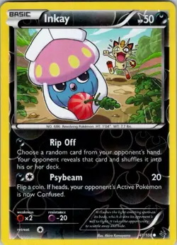 Pokemon | XY - Roaring Skies | Inkay | 41/108 | Reverse Holo | MP - Image 1