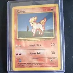 Pokemon Ponyta Base Set 060/102 Regular Common Basic 40 HP - Image 1
