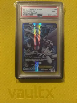 2013 Pokemon Black White Plasma Blast #100 Full Art Palkia EX PSA 9 Mint - Image 1