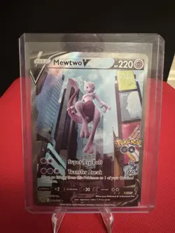 Mewtwo V (Alternate Full Art) 072/078 Pokemon GO Holo - Image 1
