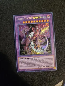 Yu Gi Oh Greedy Venom Fusion Dragon (FUEN-EN010) 1st edition (NM) - Image 1