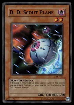 D.D. SCOUT PLANE IOC-012 SUPER RARE INVASION OF CHAOS YU-GI-OH - Image 1