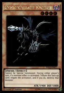 Doomcaliber Knight PGL2-EN077 Premium Gold: Return of the Bling - Image 1