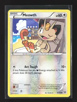Pokemon XY - Ancient Origins #61/98 Reverse Holo Meowth - Image 1