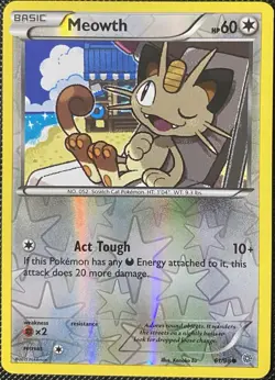 Meowth 61/98 XY - Ancient Origins Reverse Holo - Pokemon Card - Image 1