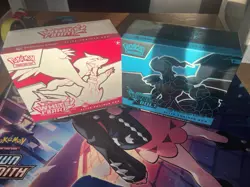 Pokemon TCG Black Bolt and White Flare Pokemon Center Sealed ETBs - Image 1