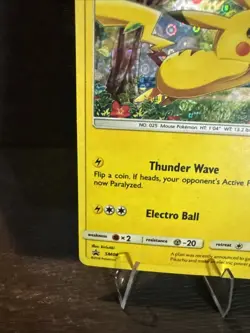 Pokemon TCG Pikachu Pokemon Promos SM04 Holo Promo Promo LP - Image 5
