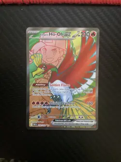 Pokemon Ethan’s Ho-Oh Ex 209/182 Secret Rare Scarlet Violet Destined Rivals NM - Image 1