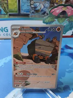 Pokemon TCG - Crustle 130/086 Illustration Rare - S&V Black Bolt - Near Mint - Image 1