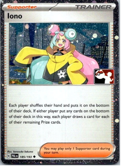 Iono Uncommon Prize Pack Series Cards 185/193 NM - Image 1