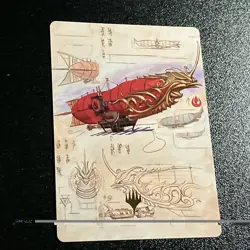 Phoenix Fleet Airship Gold Stamped Art Card - Image 2