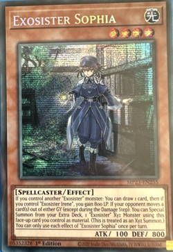 Exosister Sophia - MP23-EN255 - Secret Rare - 1st Edition YuGiOh TCG Card - Image 1