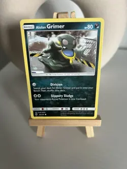 Pokemon Sun & Moon Burning Shadows TCG Card Alolan Grimer 83/147 - Image 1