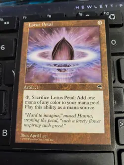 MTG Lotus Petal 294/350 Tempest NM NEVER PLAYED - Image 1