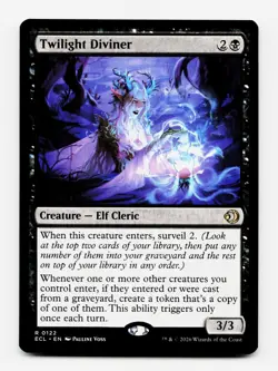 Twilight Diviner [Lorwyn Eclipsed] Magic MTG ECL 0122 NM 💀 - Image 1