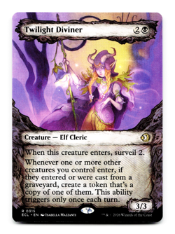 Twilight Diviner (Showcase) - [Lorwyn Eclipsed] Magic MTG ECL 0315 NM 💀 - Image 1