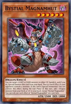 Bystial Magnamhut Yu-Gi-Oh! CH01-EN011 1st Ultra Rare - Image 1