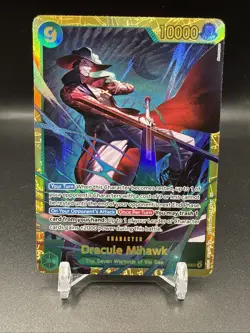 Dracule Mihawk OP14-119 SEC THE AZURE SEA'S SEVEN English - Image 1