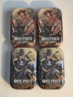 NEW One Piece Mini Tin Vol 2 ( LOT OF 4) |OP-13 | Factory Sealed | Bandai | - Image 1