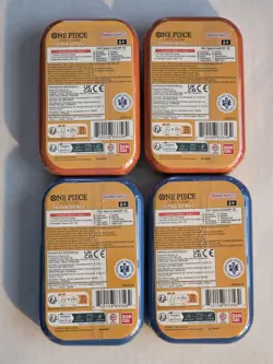 NEW One Piece Mini Tin Vol 2 ( LOT OF 4) |OP-13 | Factory Sealed | Bandai | - Image 2