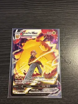 Pokemon TCG Pikachu VMAX TG17/TG30 NM Trainer Art Lost Origin - Image 1