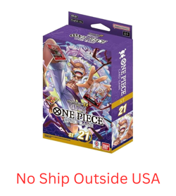 ONE PIECE TCG: GEAR5 STARTER DECK EX 21 (ST-21) FACTORY SEALED ENGLISH / NEW - Image 1