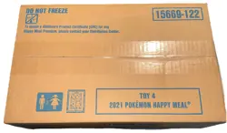 POKEMON 25TH ANNIVERSARY SEALED CASE OF 150 PACKS MCDONALDS 2021 TOY 4 VERY RARE - Image 1