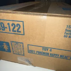 POKEMON 25TH ANNIVERSARY SEALED CASE OF 150 PACKS MCDONALDS 2021 TOY 4 VERY RARE - Image 5