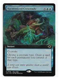 MTG magic cards 1x Harmonized Crescendo - Foil - Buy-a-Box Promo Unique & Misc P - Image 1