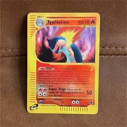 Pokemon Typhlosion Expedition Base Set Card 65/165 100 HP Nintendo English 2002 - Image 1