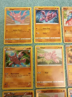 GLIGAR & GLISCOR BUNDLE OF POKEMON CARDS - Image 2
