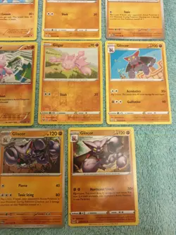 GLIGAR & GLISCOR BUNDLE OF POKEMON CARDS - Image 5