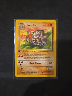 Graveler | 37/62 | 1st Edition | Fossil | Pokemon Card | NM - Image 1