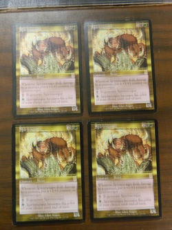MTG Apocalypse Spiritmonger x4 Lightly Played Condition - Image 1