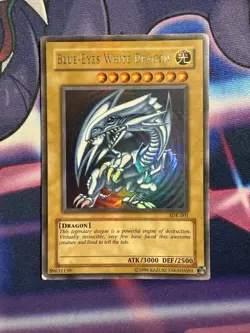 Yu-Gi-Oh Blue-Eyes White Dragon SDK-001 Ultra Rare HP - Image 1