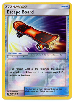Pokemon Card Ultra Prism Escape Board 122/156 Reverse Holo Uncommon - NM - Image 1