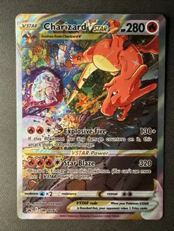 Pokemon TCG Charizard VSTAR SWSH262 Holo Black Star Promo - Image 1