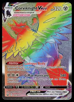 Pokemon Card - Corviknight VMAX Battle Styles 171/163 Secret Rare - Image 1