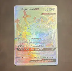 Pokemon TCG Guzzlord GX 116/111 Sm-Crimson Invasion Secret Rare Full Art Holo - Image 1
