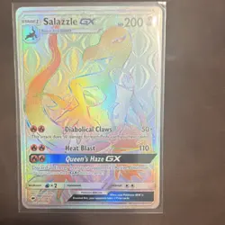 Pokemon TCG Salazzle GX 151/147 SM-Burning Shadows Full Art Secret Rare Holo - Image 1