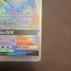 Pokemon TCG Zoroark GX 77/73 Shining Legends Full Art Secret Rare Holo 210HP - Image 2