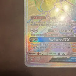 Pokemon TCG Zoroark GX 77/73 Shining Legends Full Art Secret Rare Holo 210HP - Image 3