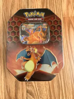 Pokemon Hidden Fates Tin Charizard GX Factory Sealed New 820650804816 - Image 1