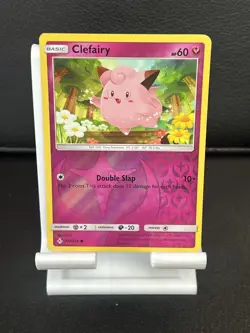 Pokemon TCG • 2019 • Clefairy 132/214 • Unbroken Bonds • Reverse Holo • LP - Image 1