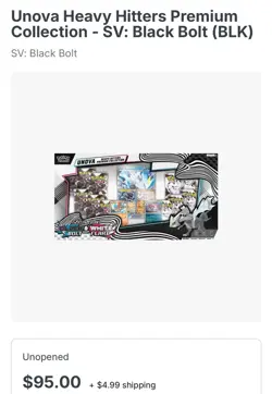 Two Brand new Pokemon Unova Heavy Hitters Premium Collection Box Kyurem - Image 2