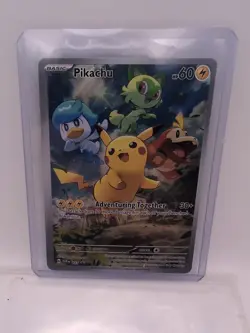 Pikachu SVP 027 Black Star Promo - Paldea Evolved ETB Exclusive - Pokemon NM - Image 1